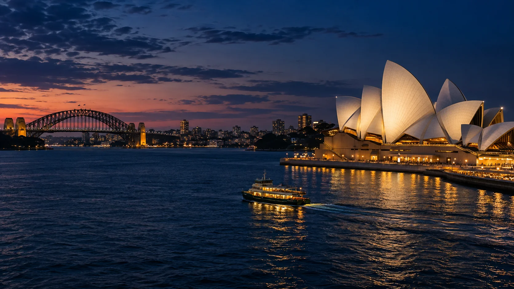 Sydney Harbour illustration